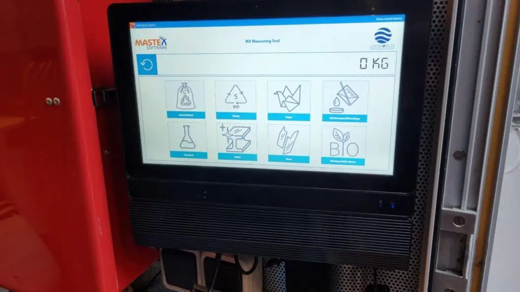 Waste measurement computer